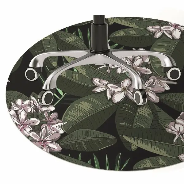 Kontorsstol matta Exotiska blommor