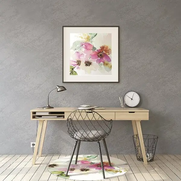 Kontorsstol matta Blombukett