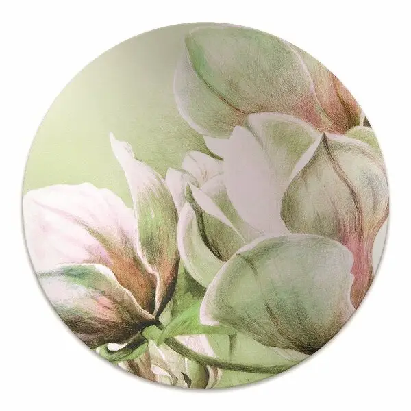 Kontorsstol matta Magnolia blommor