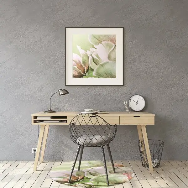 Kontorsstol matta Magnolia blommor