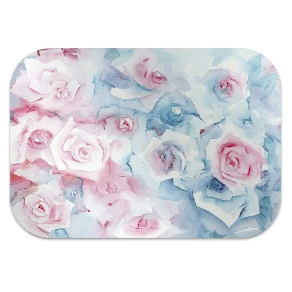Stolmatta Pastellblommor