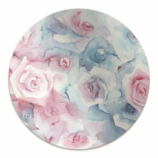 Stolmatta Pastellblommor