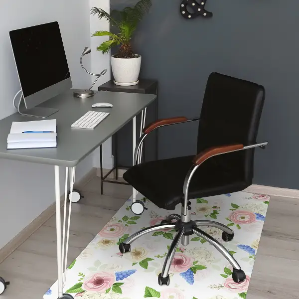 Stolmatta Ritade blommor