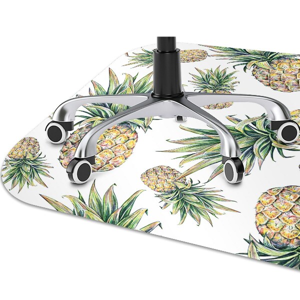 Matta under skrivbordsstol Ananas