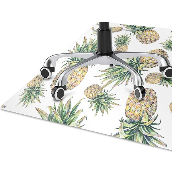 Matta under skrivbordsstol Ananas