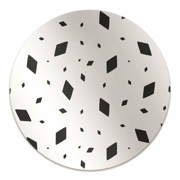 Matta under skrivbordsstol Geometriska motiv