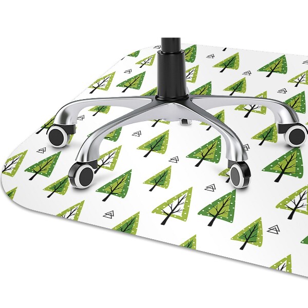 Matta under skrivbordsstol Triangarträd
