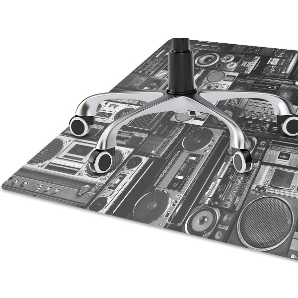 Matta under skrivbordsstol Old school boombox