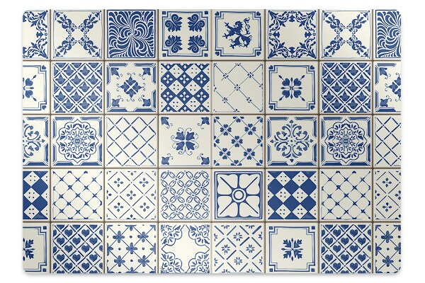 Matta för kontorsstol Azulejos brickor