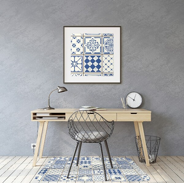 Matta för kontorsstol Azulejos brickor
