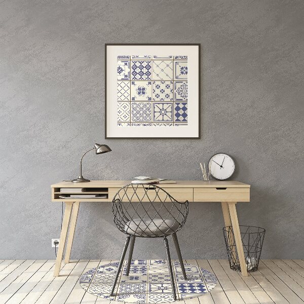 Matta för kontorsstol Azulejos brickor