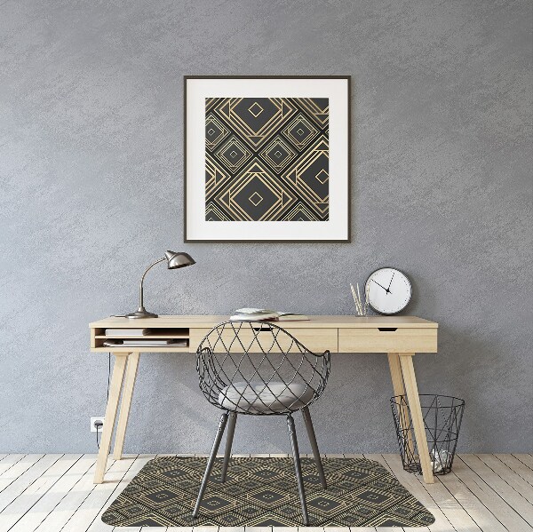 Matta för kontorsstol Geometrisk illusion