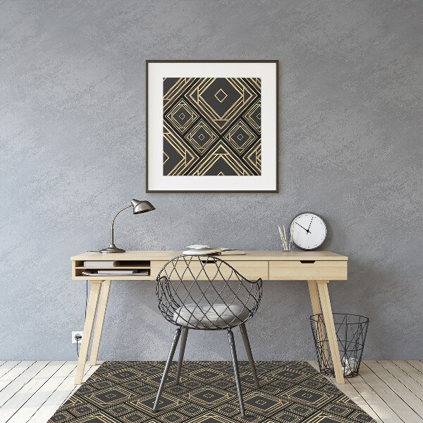 Matta för kontorsstol Geometrisk illusion