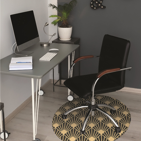 Matta för kontorsstol Art déco
