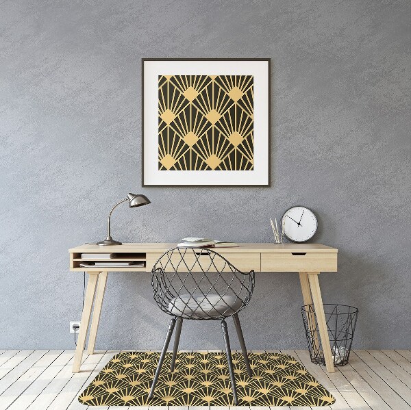 Matta för kontorsstol Art déco