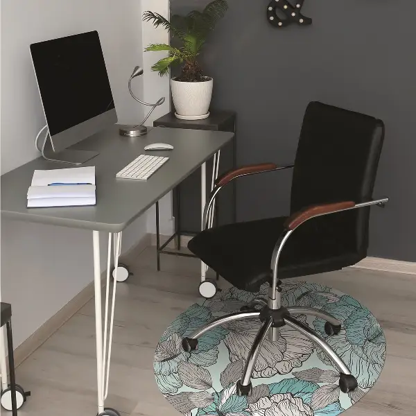 Matta skrivbordsstol Blommokomposition