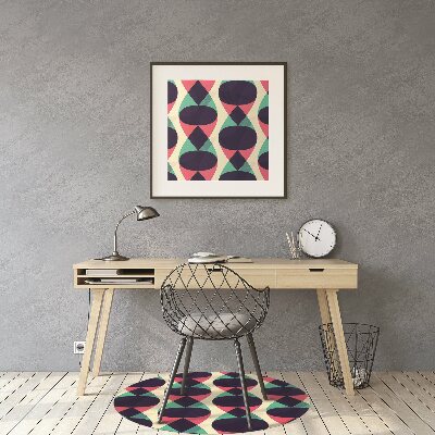 Matta skrivbordsstol Färgglada mönster