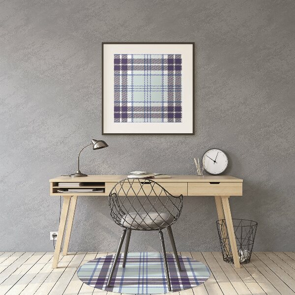 Golvskydd kontorsstol Tartan