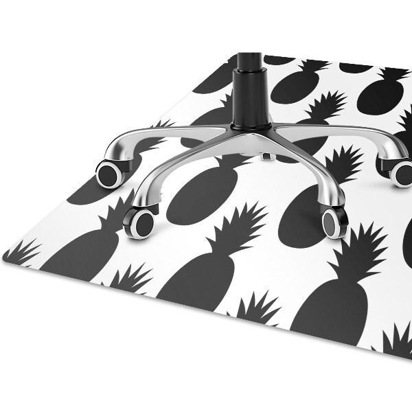 Golvskydd kontorsstol Svarta ananas