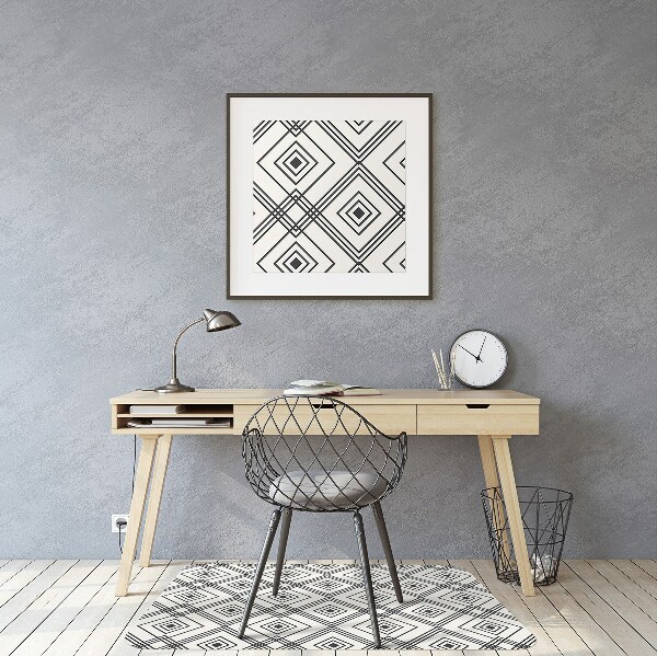 Golvskydd kontorsstol Geometrisk illusion