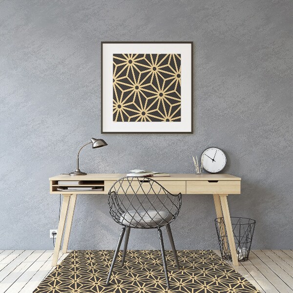 Golvskydd kontorsstol Kub -pattern