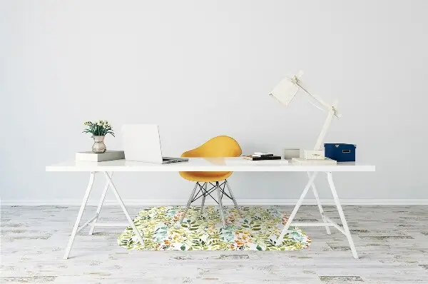Golvskydd kontorsstol Boho blommor