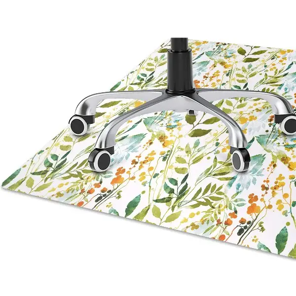 Golvskydd kontorsstol Boho blommor