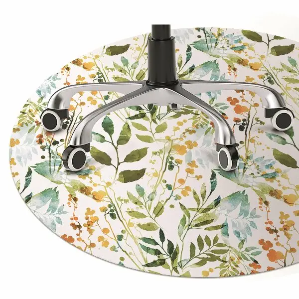 Golvskydd kontorsstol Boho blommor