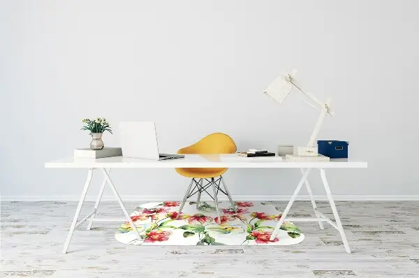 Golvskydd kontorsstol Vilda blommor