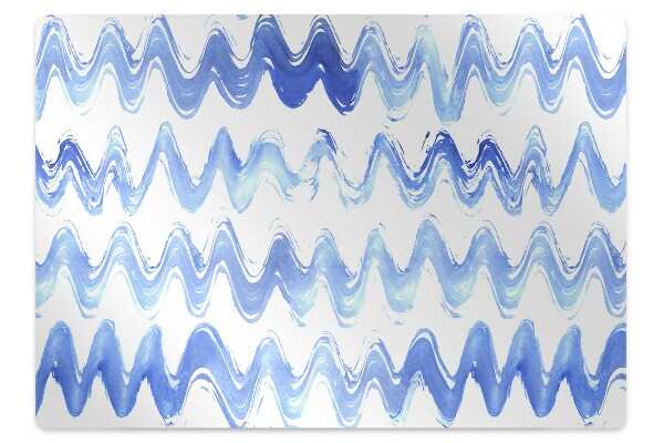 Kontorsstol matta Akvarellvågor