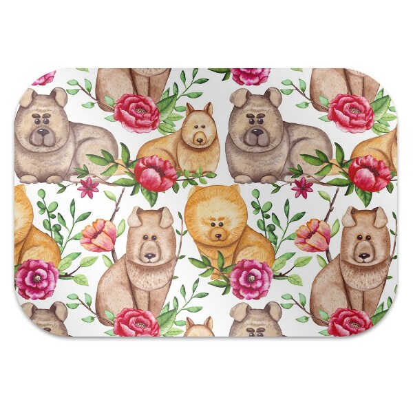 Kontorsstol matta Chow chow hundar