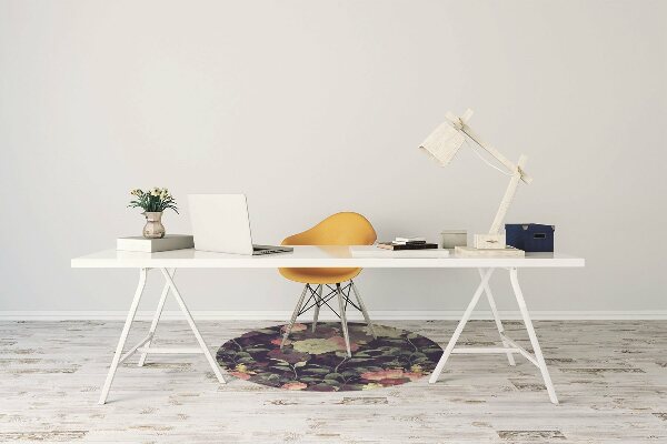 Kontorsstol matta Vintage blommor