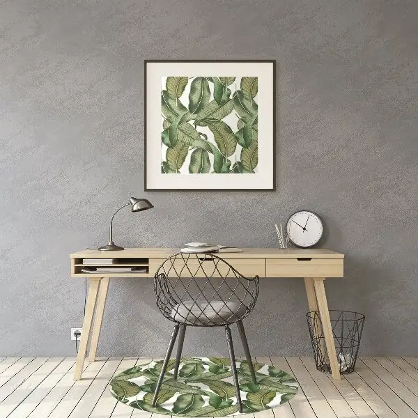 Matta under skrivbordsstol Botaniska blad