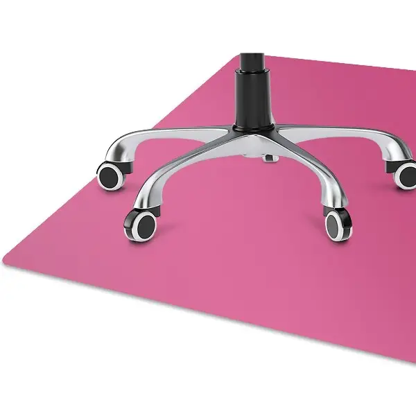 Golvskydd kontorsstol Rosa färg