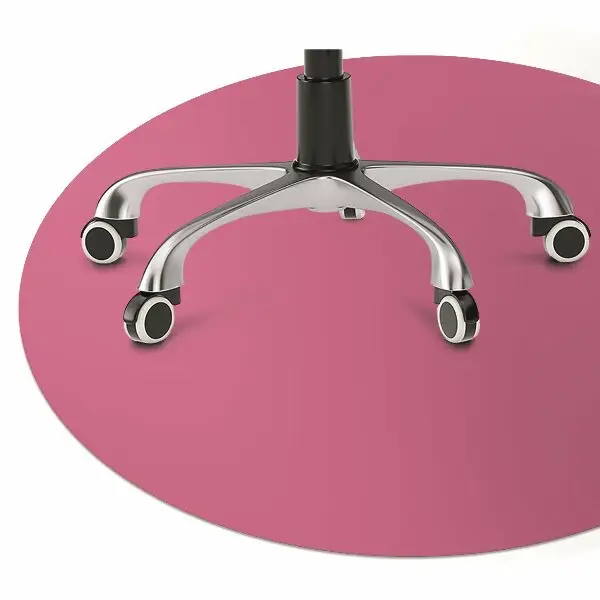Golvskydd kontorsstol Rosa färg