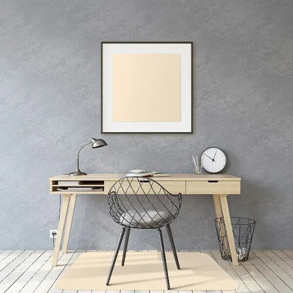 Golvskydd kontorsstol Beige färg