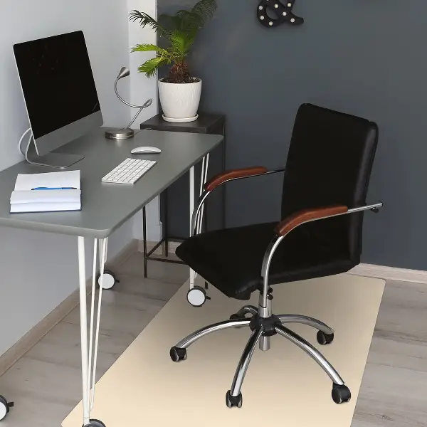 Golvskydd kontorsstol Beige färg