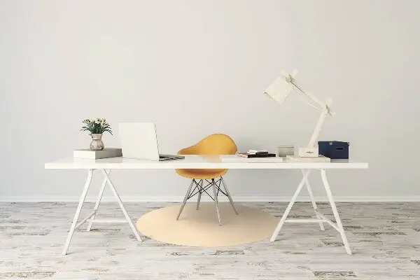 Golvskydd kontorsstol Beige färg