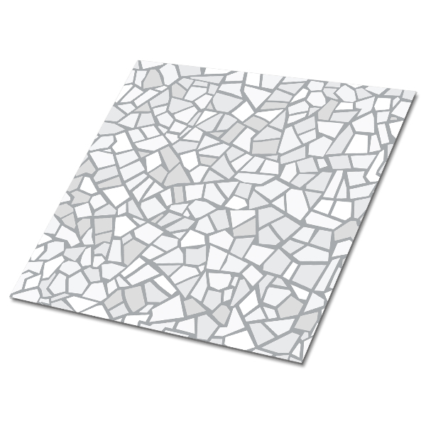 PVC plattor Grå mosaik