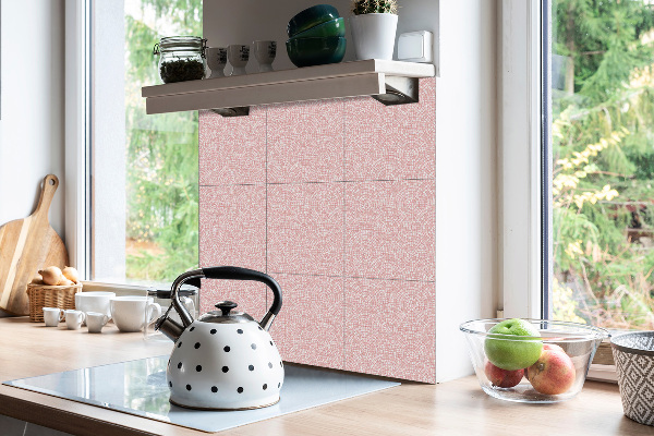 PVC plattor Keramisk rosa mosaik