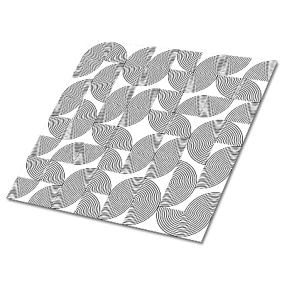PVC plattor Geometriskt grå tema