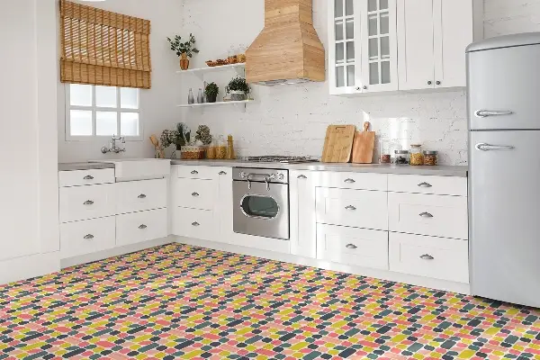 Självhäftande pvc plattor Klastmönster