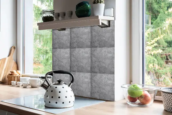 Självhäftande pvc plattor Betonggolv