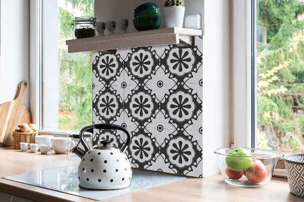 Vinylplattor Geometriskt grå mönster
