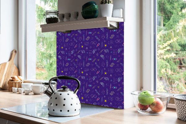Vinylplattor självhäftande Geometriskt mönster