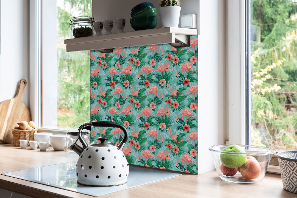 Självhäftande pvc plattor Flamingos