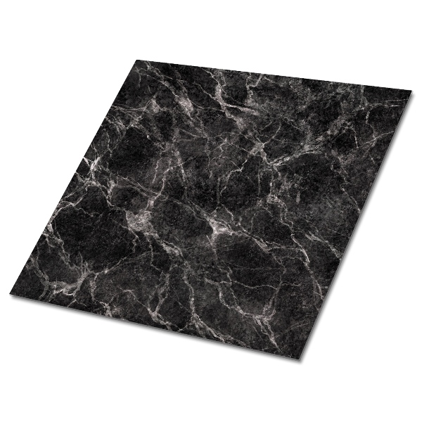 Självhäftande pvc plattor Mörk marmor