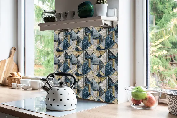 Självhäftande pvc plattor Abstraktionsgeometri