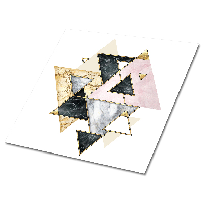 Självhäftande pvc plattor Geometriska trianglar