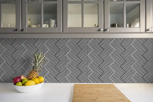 PVC plattor Geometriska linjer